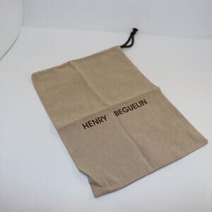Henry‎ Beguelin Dust Bag Lot – Beige 14x10 + Brown 18x18